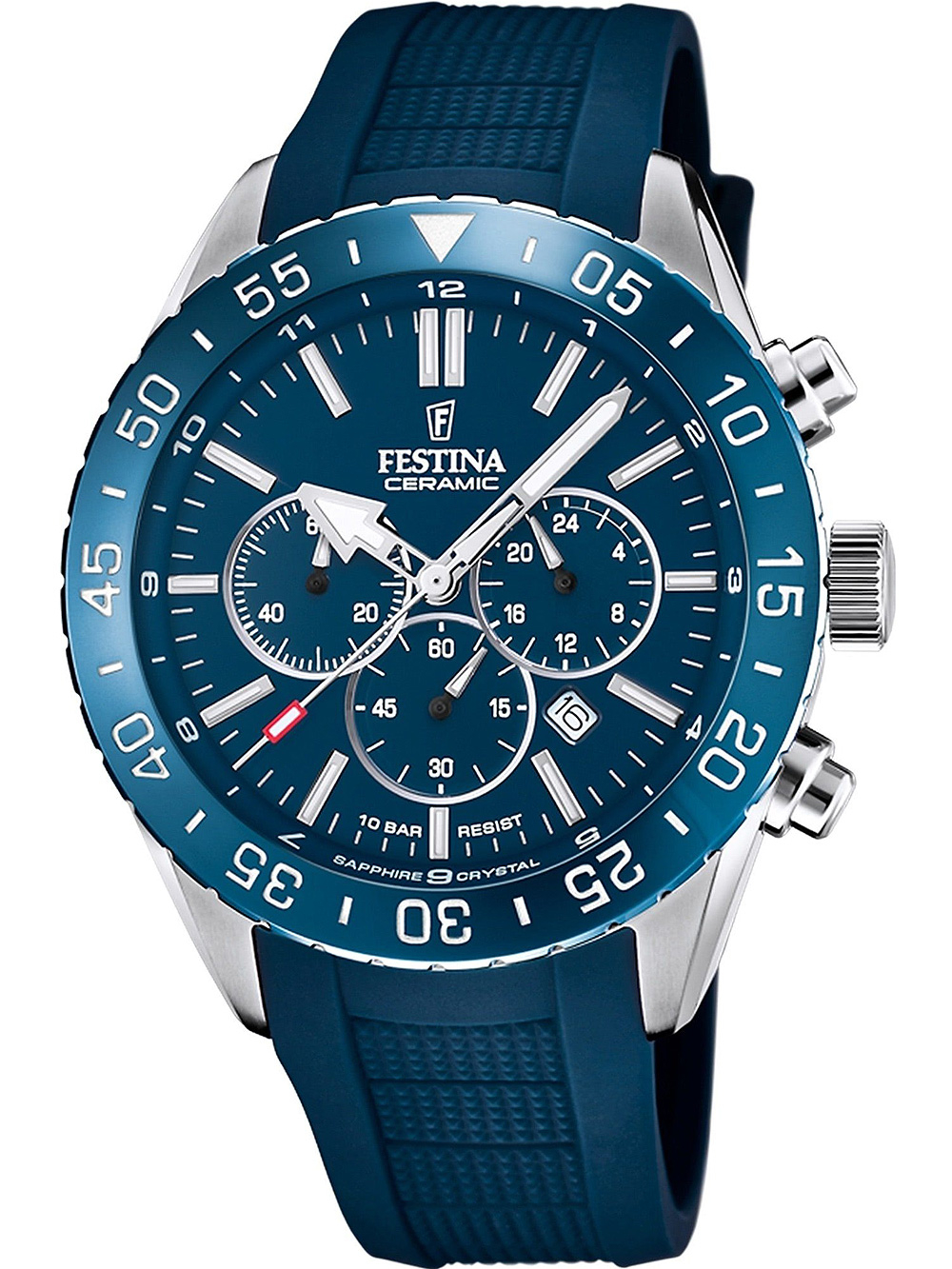 Festina F20515/1 Ceramic Chronograph 44mm 10ATM