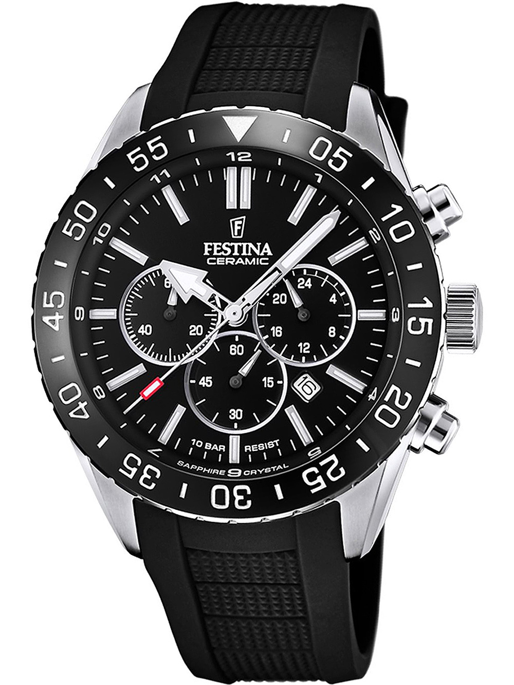 8430622759987 - Chronograph FESTINA F20515 2 Armbanduhren schwarz Herren Quarzuhren Armbanduhr Quarzuhr Herrenuhr Stoppfunktion 8430622759987 - Chronograph FESTINA F20515 2 Armbanduhren schwarz Herren Quarzuhren Armbanduhr Quarzuhr Herrenuhr Stoppfunktion