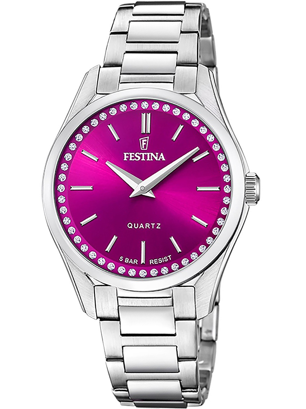 8430622788833 - Quarzuhr FESTINA Mademoiselle F20583 2 Armbanduhren silberfarben Damen Quarzuhren Armbanduhr Damenuhr Edelstahlarmband