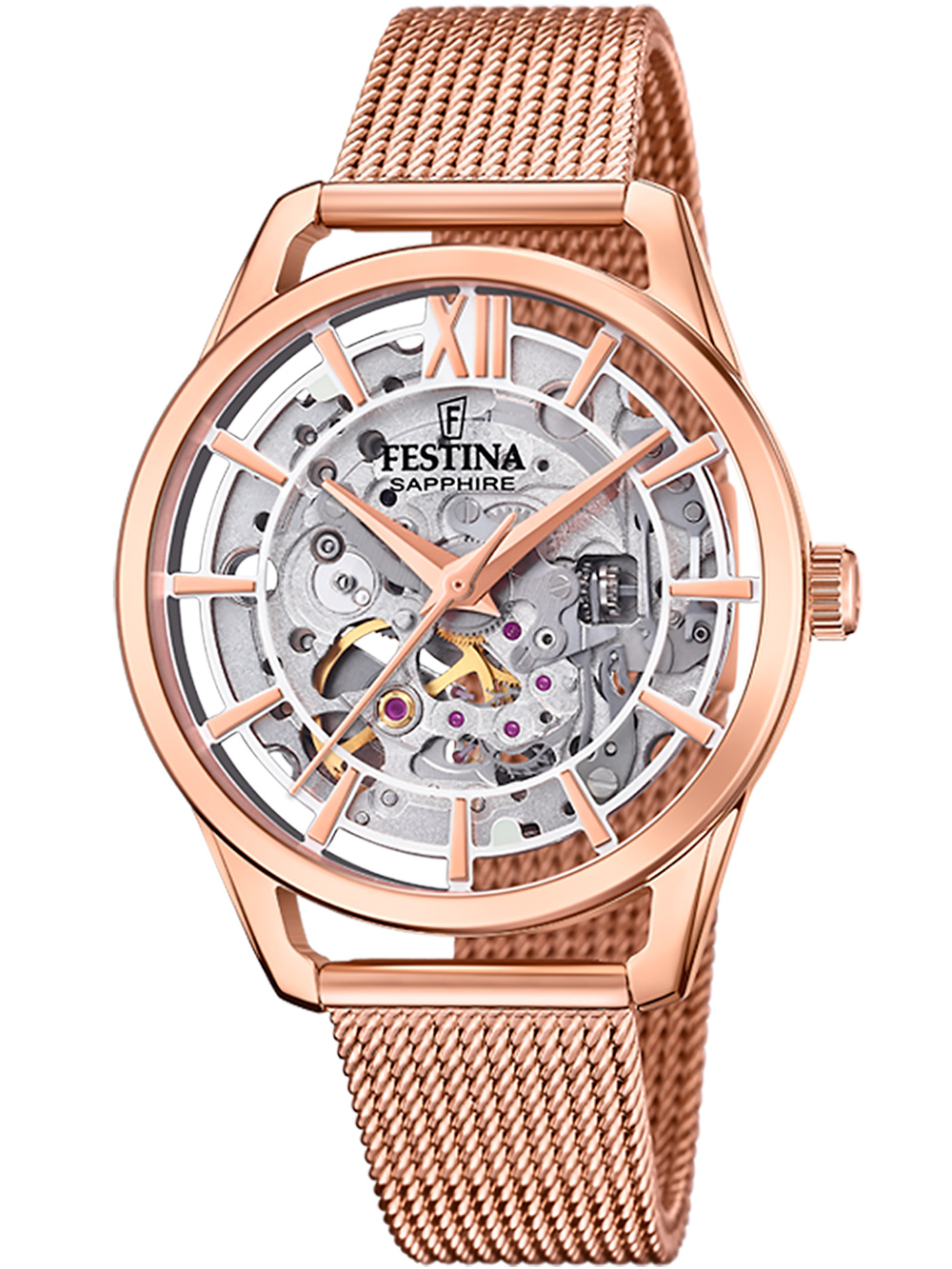 Festina F20628/2 Automatik Damenuhr 35mm 3ATM