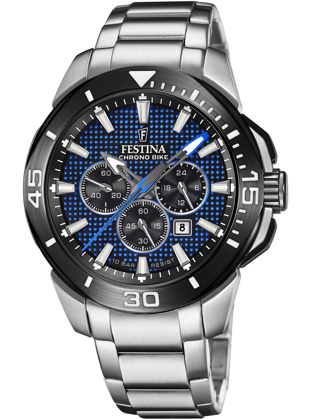 8430622795305 - Chronograph FESTINA Chrono Bike F20641 2 Armbanduhren silberfarben Herren Quarzuhren 8430622795305 - Chronograph FESTINA Chrono Bike F20641 2 Armbanduhren silberfarben Herren Quarzuhren