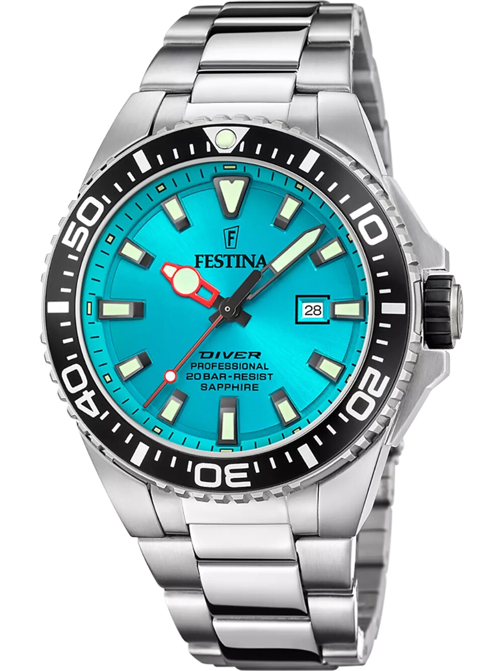 Festina F20663/5 Herrenuhr Diver Saphire 45mm 20ATM