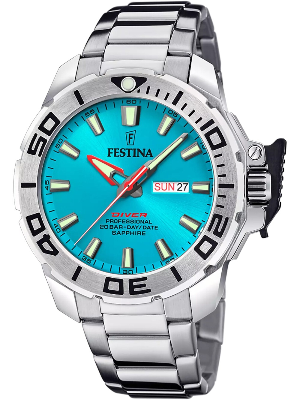 Festina F20665/6 Herrenuhr Diver Saphire 46mm 20ATM
