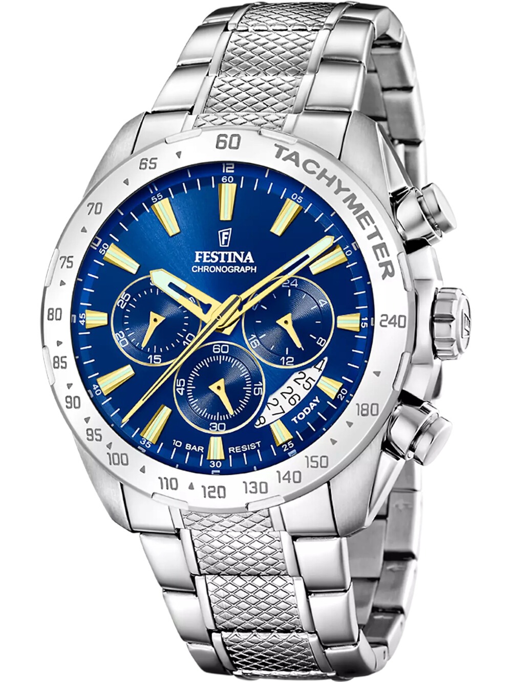 Festina F20668/2 Herrenuhr Timeless Chronograph 45mm 10ATM
