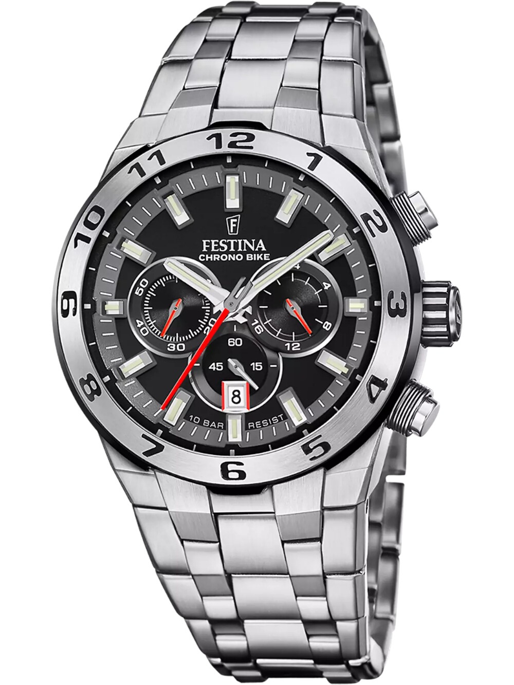 Festina F20670/6 Herrenuhr Chrono Bike 45mm 10ATM