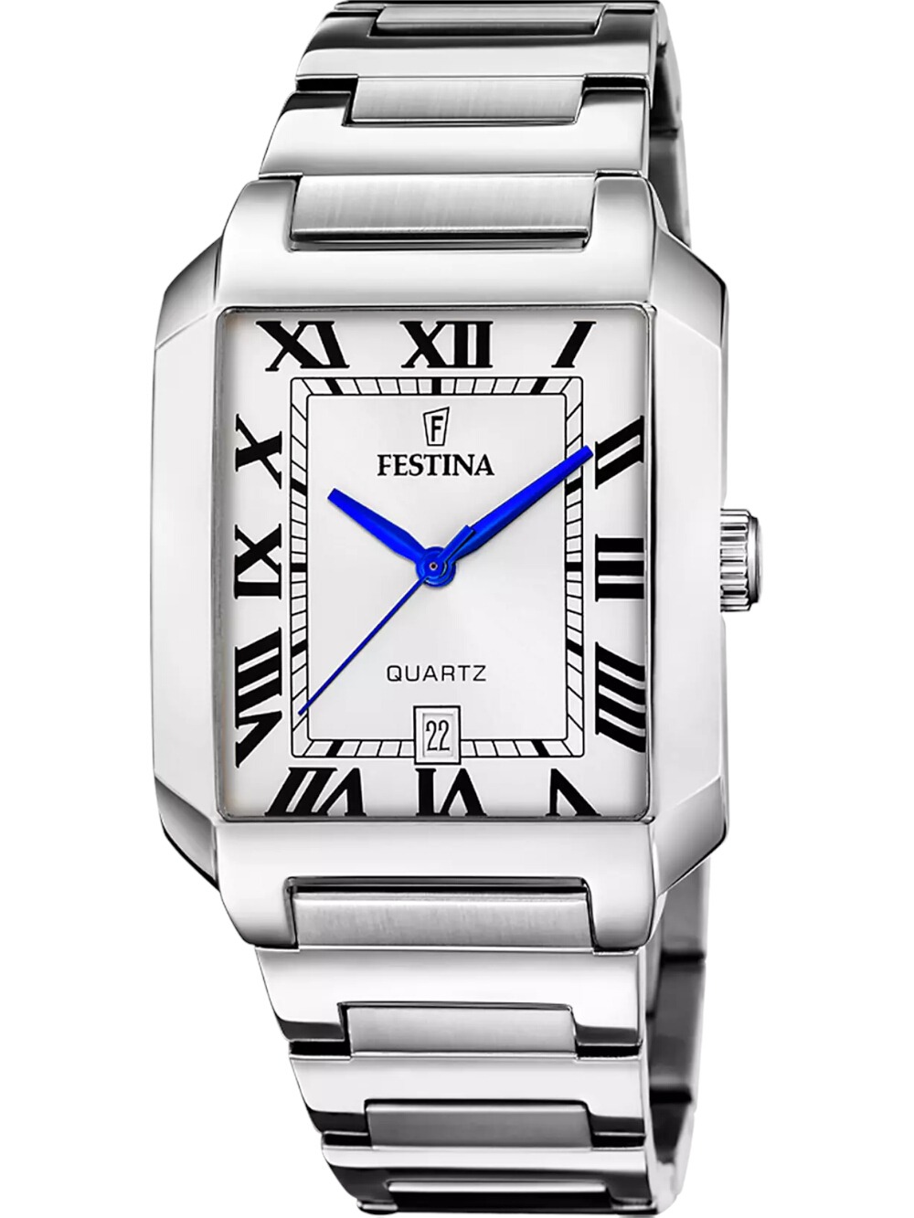 Festina F20677/1 Herrenuhr Quarz Eckig 36mm 5ATM