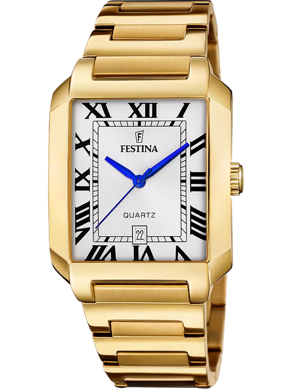 Festina F20678/1 Herrenuhr Quarz Eckig 36mm 5ATM