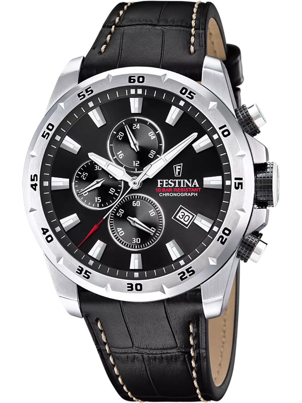 Festina F20692/4 Herrenuhr Chronograph 45mm 10ATM