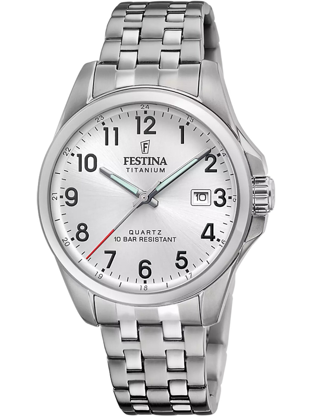 Festina F20696/1 Herrenuhr Quarz Titanium 41mm 10ATM