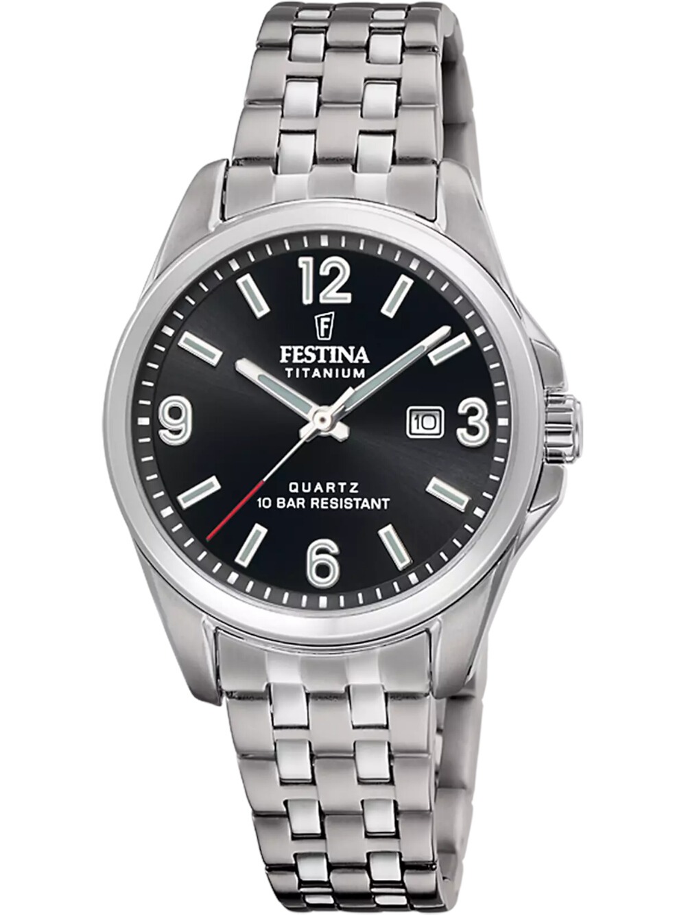 Festina F20697/3 Damenuhr Quarz Titanium 39mm 10ATM