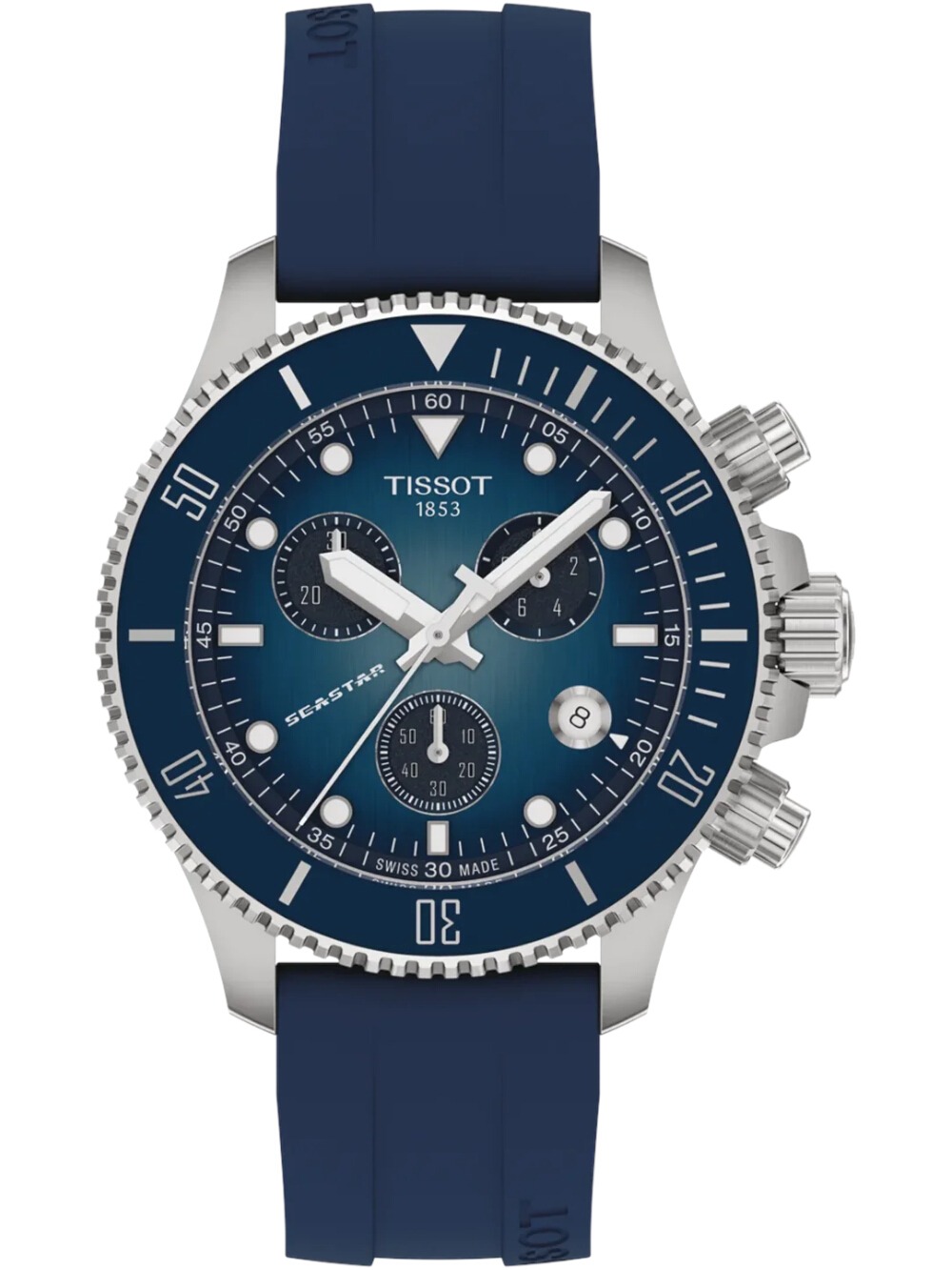 Tissot T1202171704100 Herrenuhr Seastar 1000 Chronograph 38mm 30ATM
