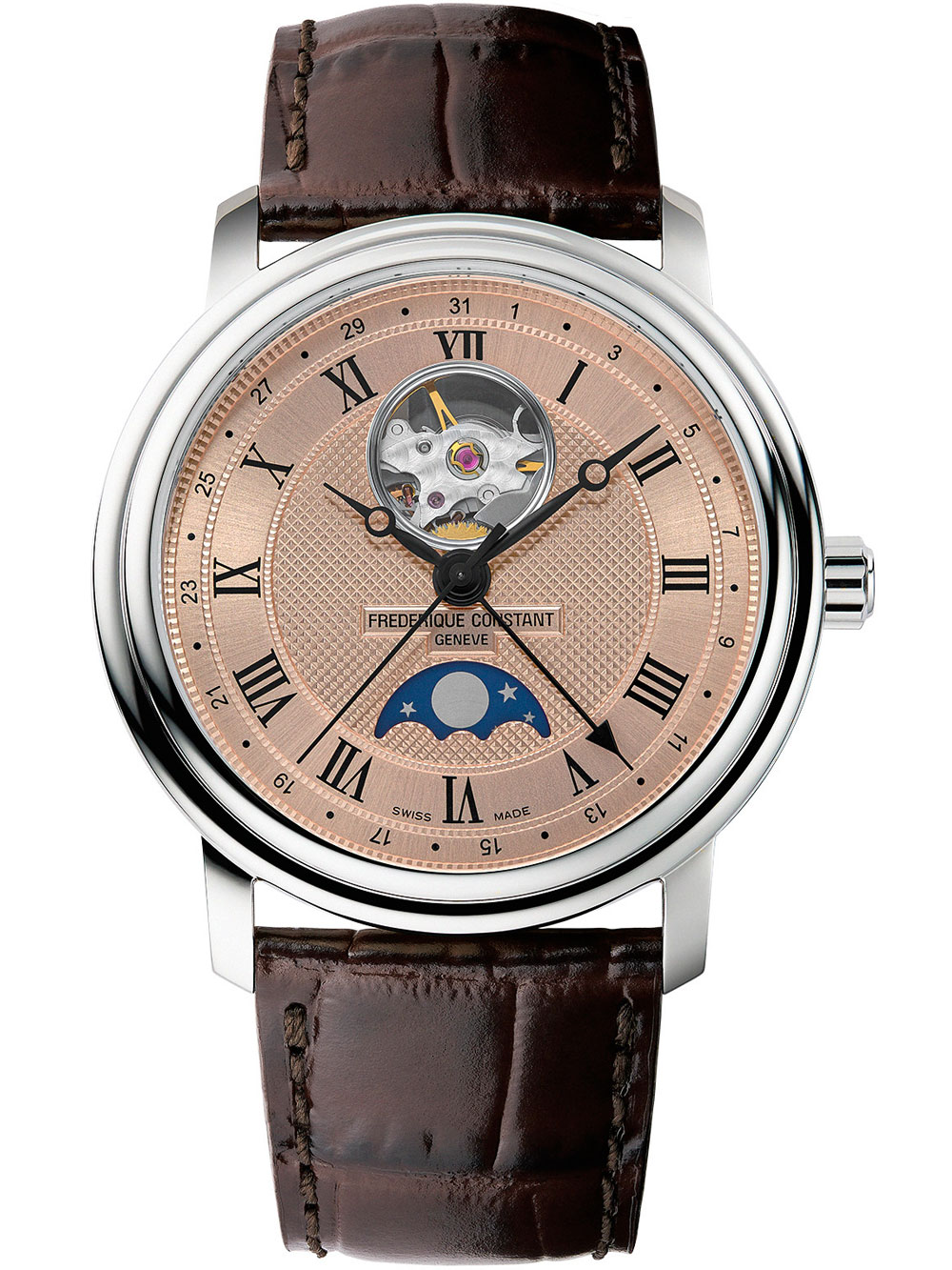 7630428496050 - FC-335MCSALB4P26 Herrenuhr Heart beat moonphase date Automatik 40mm 6ATM 7630428496050 - FC-335MCSALB4P26 Herrenuhr Heart beat moonphase date Automatik 40mm 6ATM