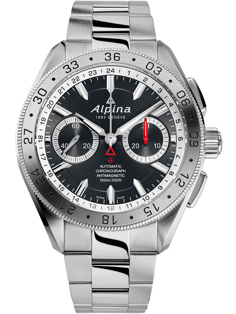 7630428448493 - AL-860DGS5AQ6B Alpiner4 Chronograph Automatik Herrenuhr 45mm 10ATM 7630428448493 - AL-860DGS5AQ6B Alpiner4 Chronograph Automatik Herrenuhr 45mm 10ATM