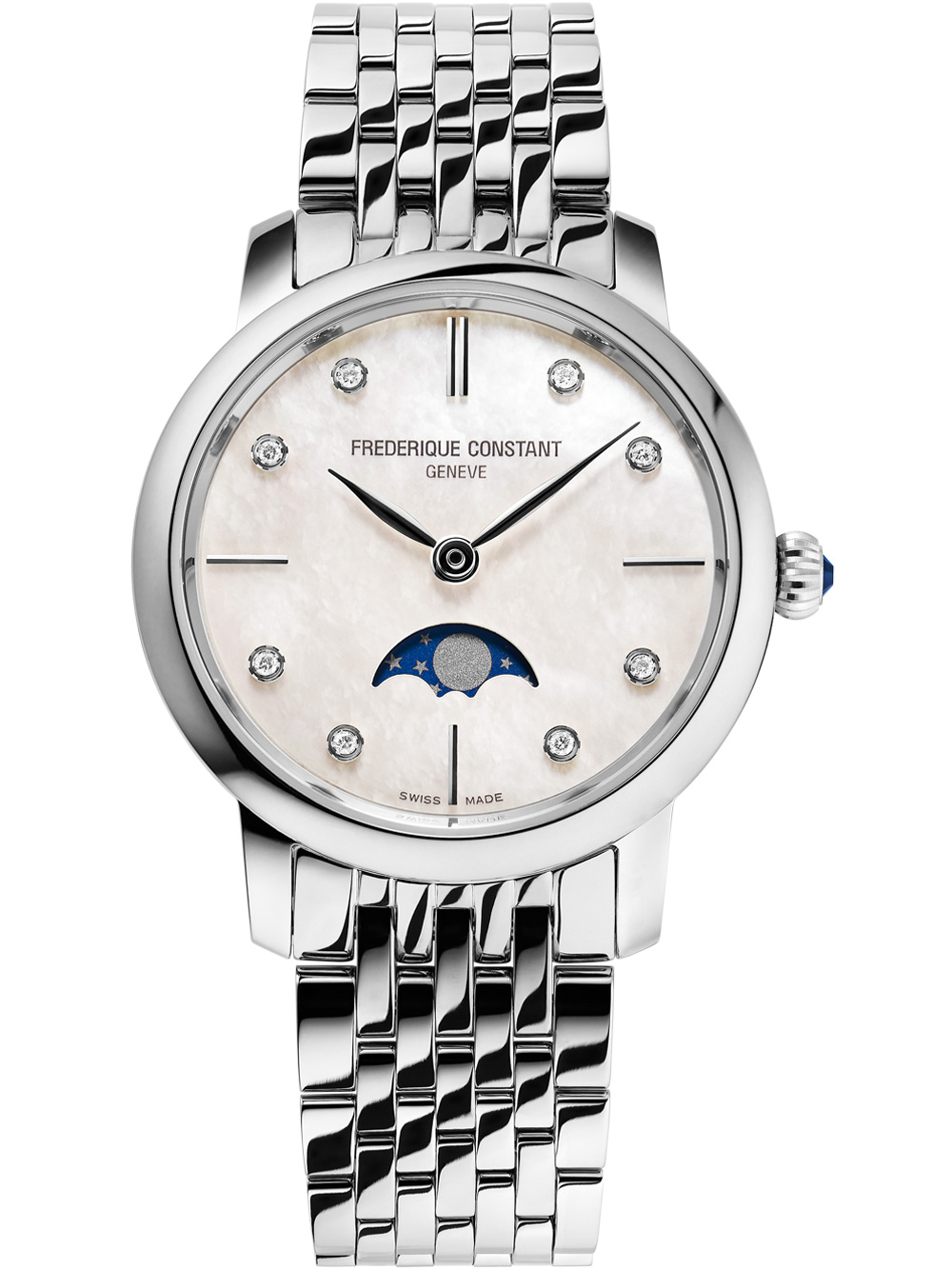 Frederique Constant FC-206MPWD1S6B Slimline Moonphase