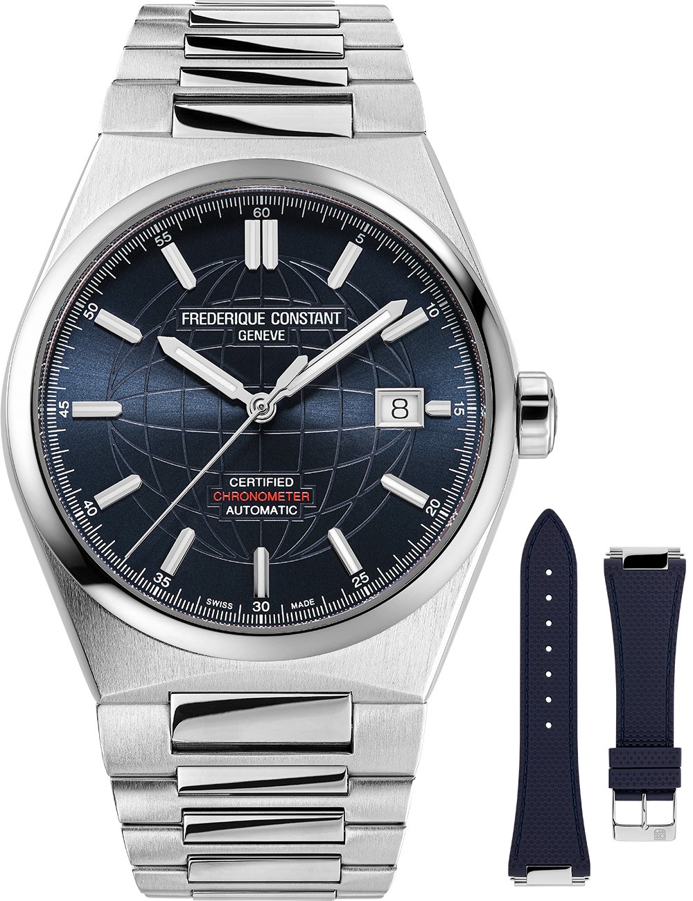 7630428456740 - FC-303BL3NH6B Herrenuhr Highlife Automatic COSC Chronometer 39mm 10ATM