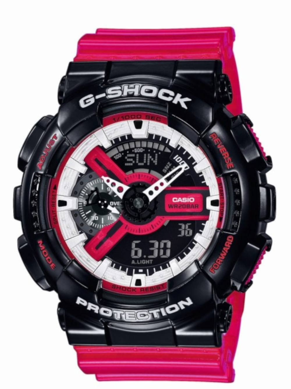 Casio GA-110RB-1AER G-Shock Herrenuhr 51mm 20ATM