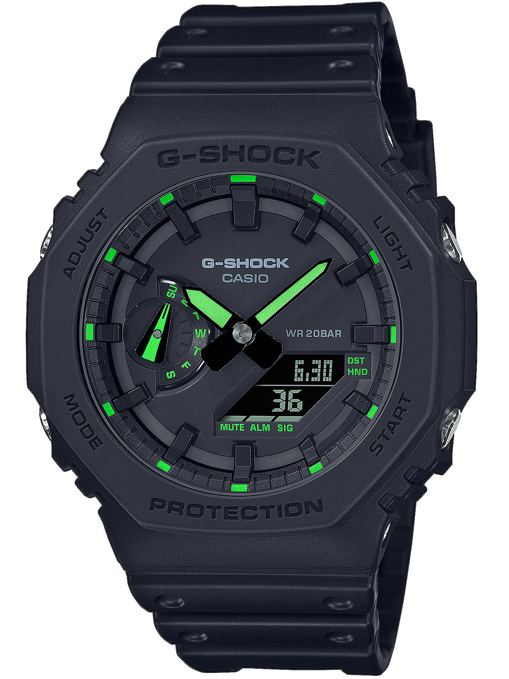 Casio GA-2100-1A3ER G-Shock Herren 45mm 20ATM