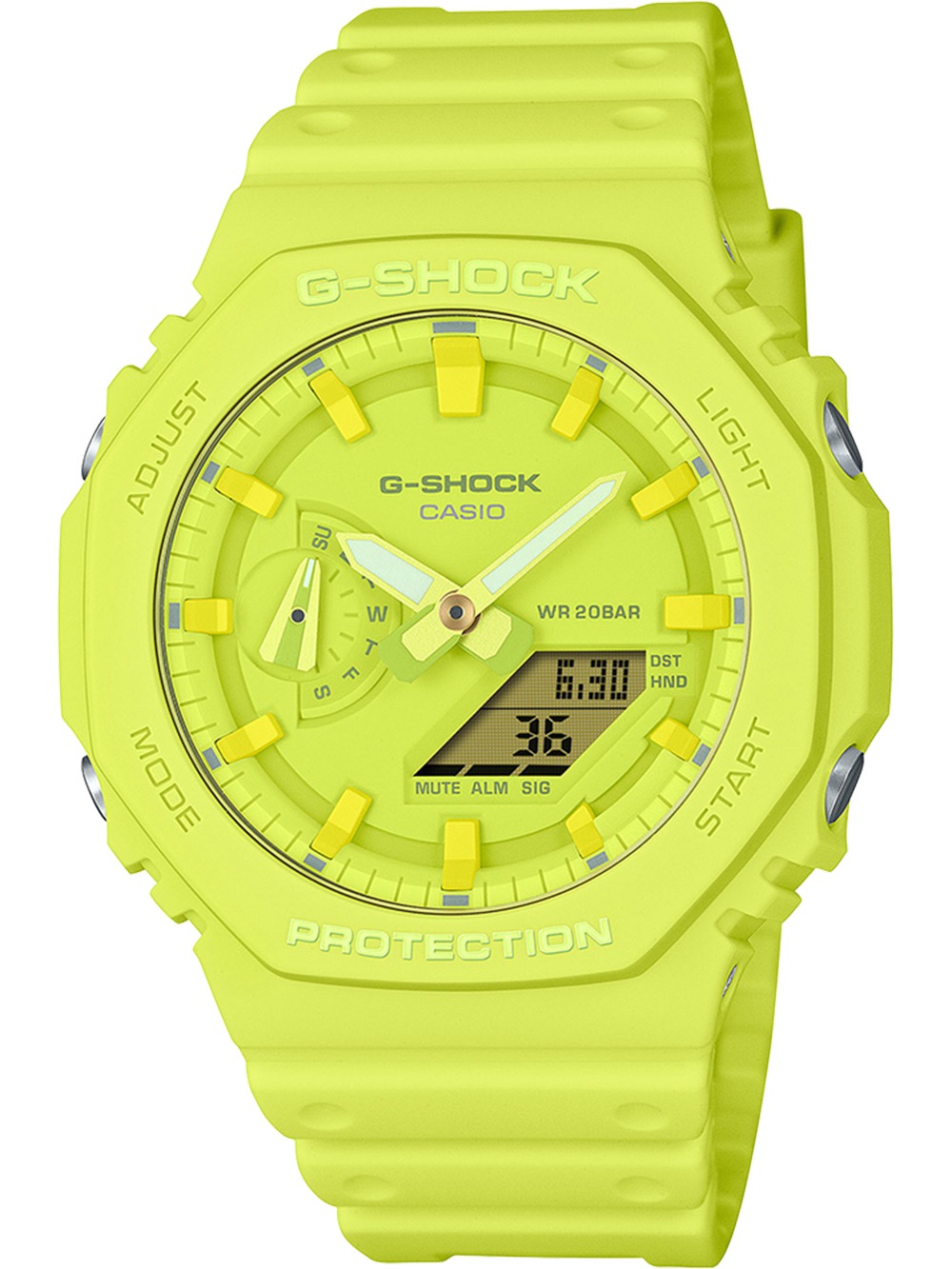 4549526370311 - Chronograph CASIO G-SHOCK Armbanduhren gelb Damen Quarzuhren Quarzuhr Armbanduhr Damen Herren digital bis 20 bar wasserdicht 4549526370311 - Chronograph CASIO G-SHOCK Armbanduhren gelb Damen Quarzuhren Quarzuhr Armbanduhr Damen Herren digital bis 20 bar wasserdicht