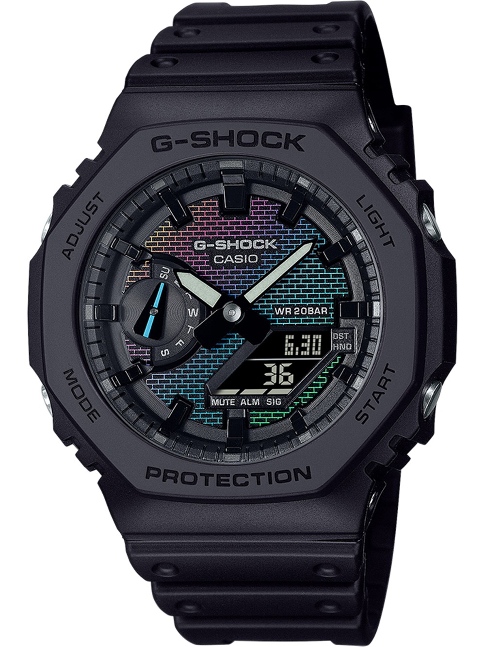 4549526384042 - Chronograph CASIO G-SHOCK Armbanduhren schwarz bunt Herren Quarzuhr Armbanduhr Herrenuhr digitalResinband20 bar Wasserdichte 4549526384042 - Chronograph CASIO G-SHOCK Armbanduhren schwarz bunt Herren Quarzuhr Armbanduhr Herrenuhr digitalResinband20 bar Wasserdichte