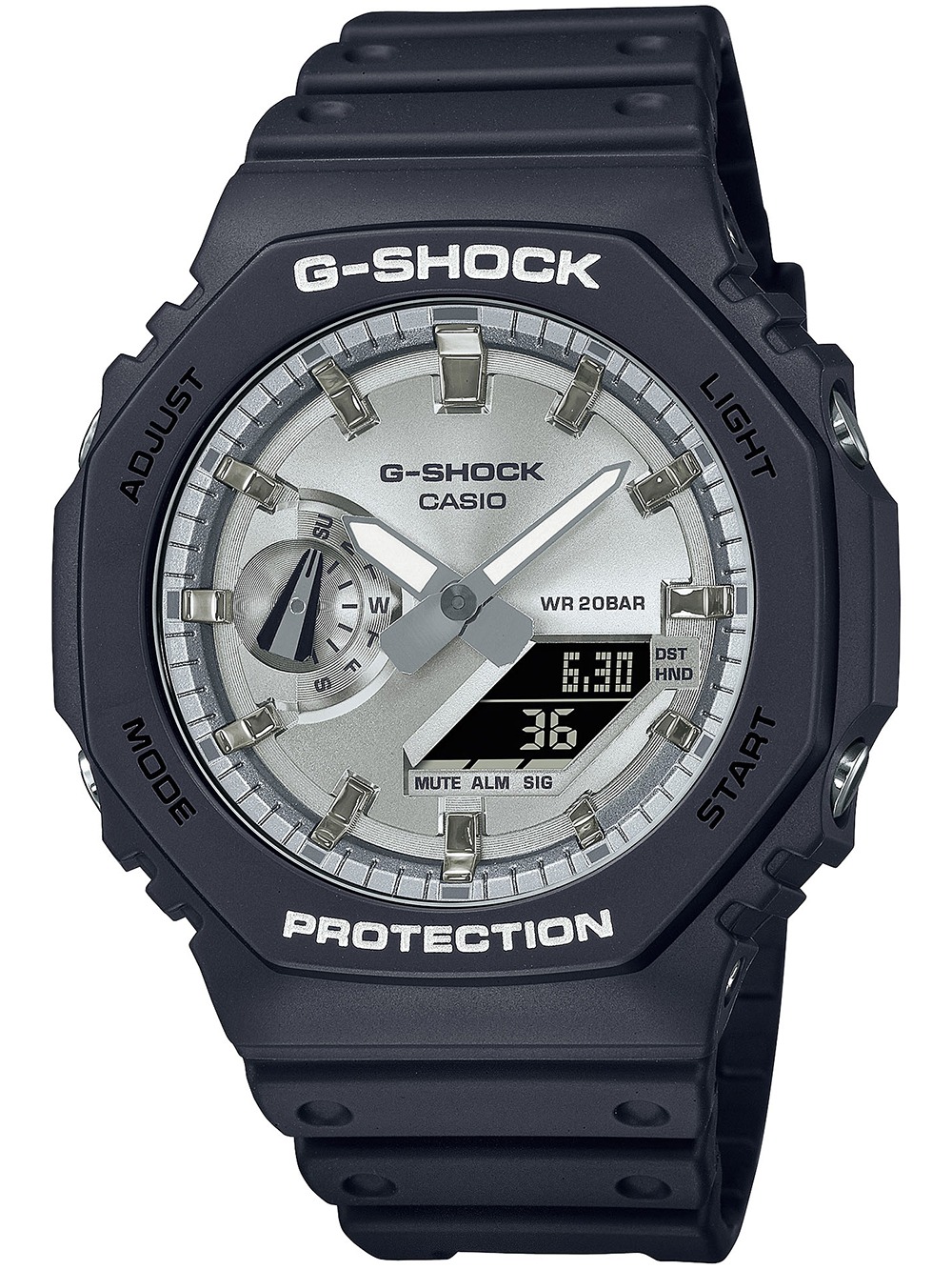 4549526358258 - Chronograph CASIO G-SHOCK GA-2100SB-1AER Armbanduhren schwarz Herren Quarzuhren Quarzuhr Armbanduhr Herrenuhr digital bis 20 bar wasserdicht 4549526358258 - Chronograph CASIO G-SHOCK GA-2100SB-1AER Armbanduhren schwarz Herren Quarzuhren Quarzuhr Armbanduhr Herrenuhr digital bis 20 bar wasserdicht