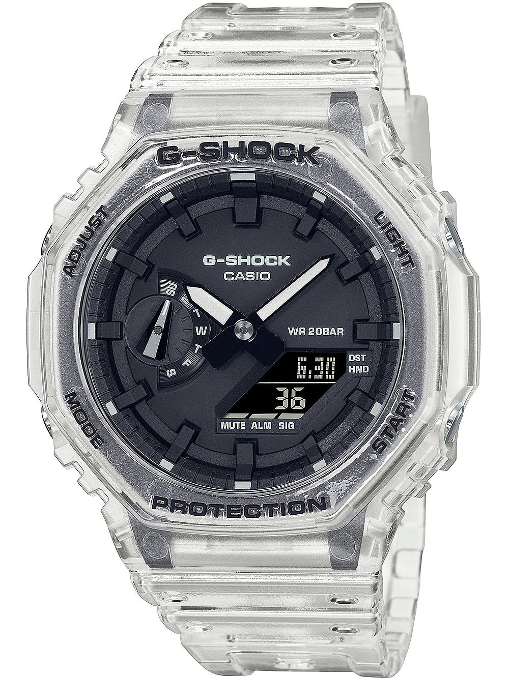 Casio GA-2100SKE-7AER G-Shock Herren 45mm 20ATM