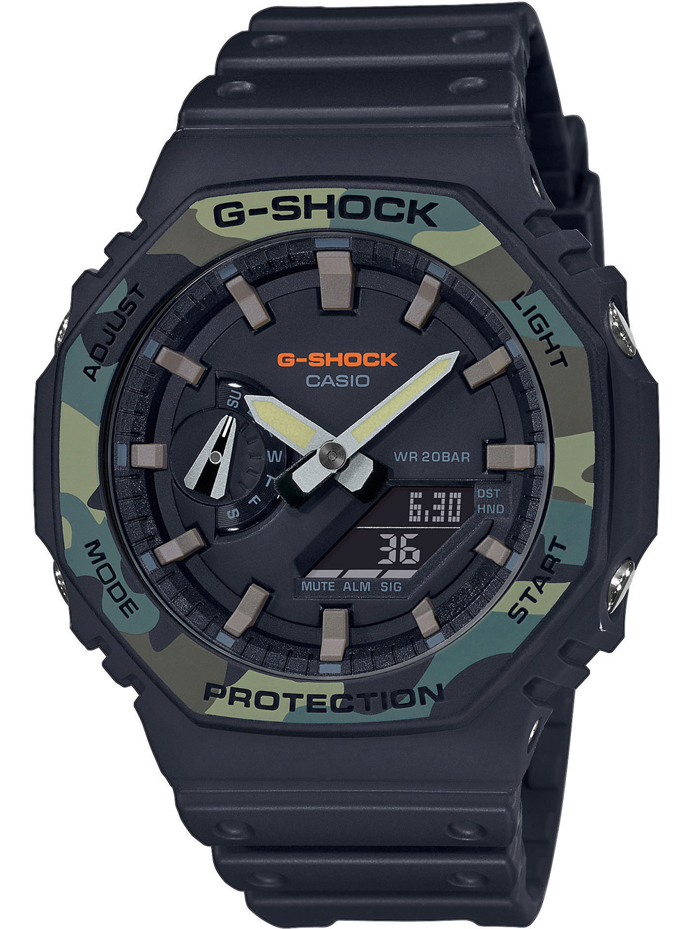 Casio GA-2100SU-1AER G-Shock Herren 45mm 20ATM