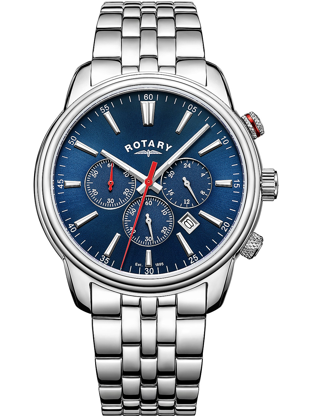 Rotary GB05083/05 Oxford Chronograph 42mm 5ATM