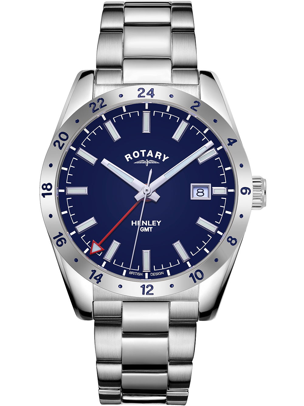 5037678060833 - GB05176 05 Henley GMT Herrenuhr 40mm 10ATM 5037678060833 - GB05176 05 Henley GMT Herrenuhr 40mm 10ATM