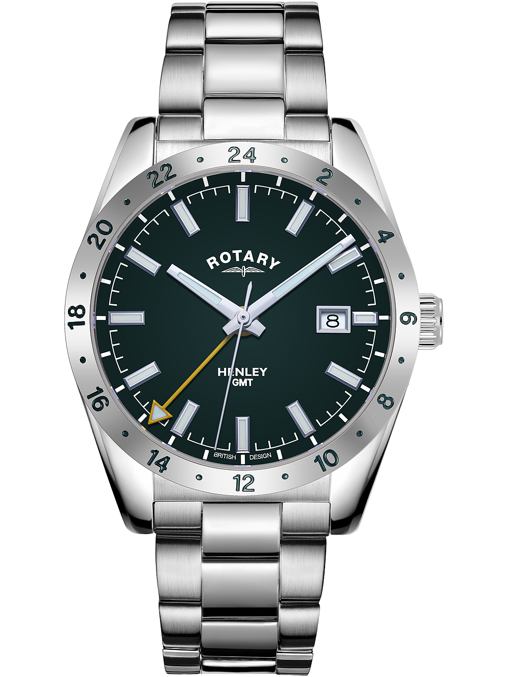 5037678060826 - GB05176 24 Henley GMT Herrenuhr 40mm 10ATM 5037678060826 - GB05176 24 Henley GMT Herrenuhr 40mm 10ATM