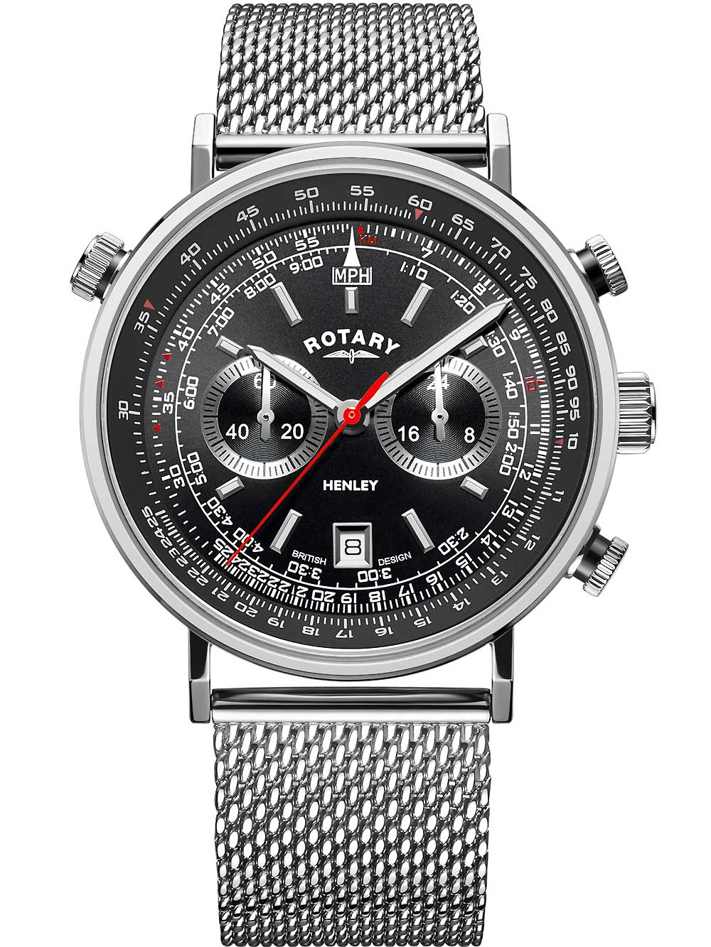 5037678059202 - GB05235 04 Henley Chronograph Herrenuhr 42mm 5ATM 5037678059202 - GB05235 04 Henley Chronograph Herrenuhr 42mm 5ATM