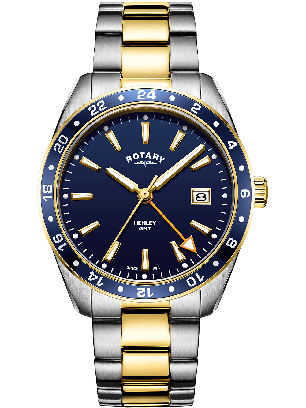 5037678056256 - GB05296 05 Henley GMT Herrenuhr 40mm 10ATM 5037678056256 - GB05296 05 Henley GMT Herrenuhr 40mm 10ATM