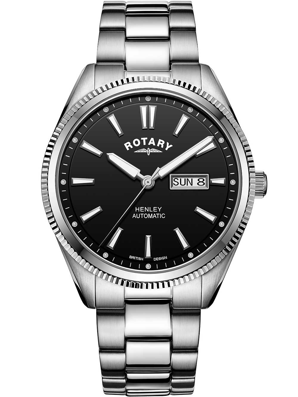 Rotary GB05380/04 Henley Automatik Herren 42mm 10ATM