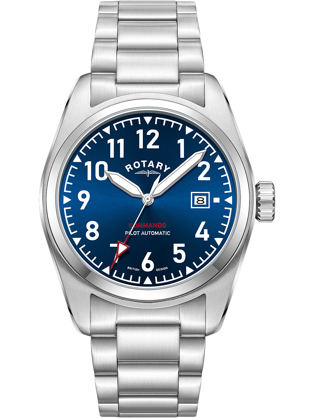 Rotary GB05470/52 Commando Herrenuhr 42mm 10ATM