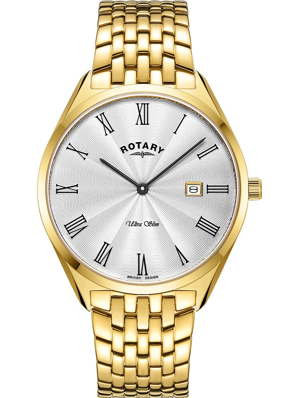 Rotary GB08013/01 Ultra Slim Herren 38mm 5ATM