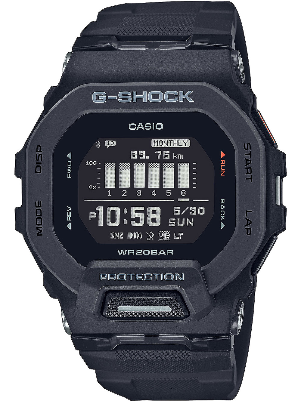Casio GBD-200-1ER G-Shock Herrenuhr 44mm 20ATM