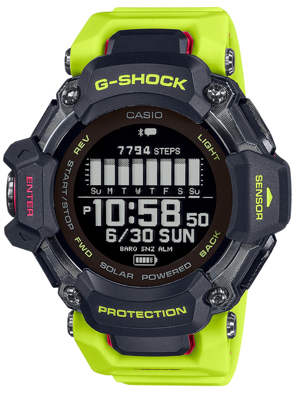 4549526334207 - GBD-H2000-1A9ER Herrenuhr G-Shock G-Squad 53mm 20ATM