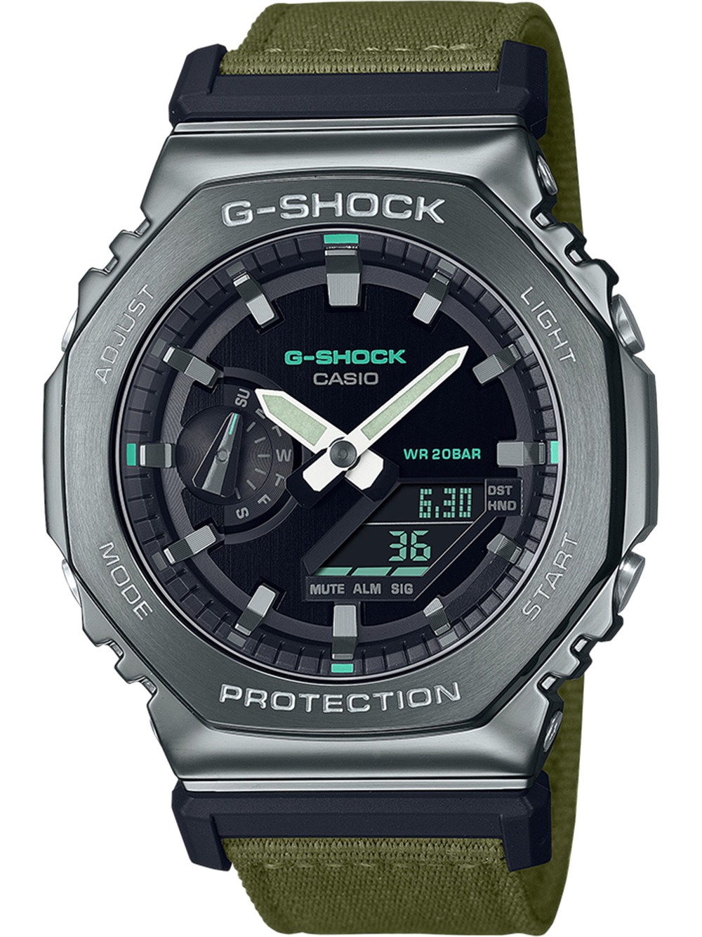 4549526344497 - Chronograph CASIO G-SHOCK GM-2100CB-3AER Armbanduhren grün Herren Quarzuhren Quarzuhr Armbanduhr Herrenuhr digital Stoppfunktion Timer 4549526344497 - Chronograph CASIO G-SHOCK GM-2100CB-3AER Armbanduhren grün Herren Quarzuhren Quarzuhr Armbanduhr Herrenuhr digital Stoppfunktion Timer
