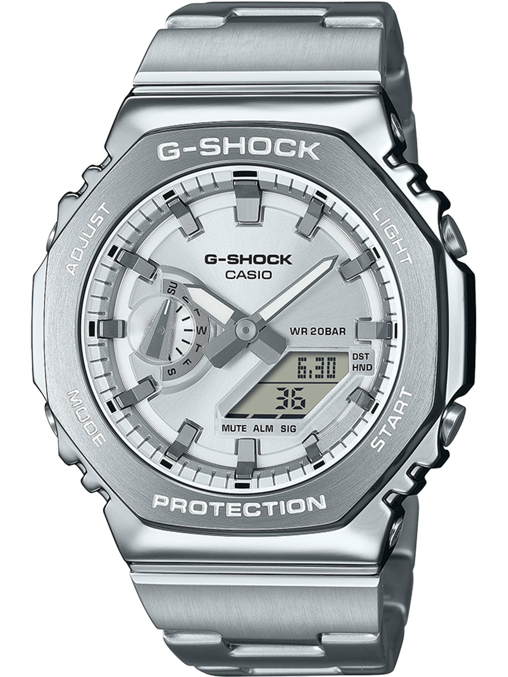 4549526383748 - Chronograph CASIO G-SHOCK Armbanduhren edelstahlfarben silberfarben grau Herren Quarzuhr Armbanduhr Herrenuhr Edelstahlarmband Stoppfunktion 4549526383748 - Chronograph CASIO G-SHOCK Armbanduhren edelstahlfarben silberfarben grau Herren Quarzuhr Armbanduhr Herrenuhr Edelstahlarmband Stoppfunktion