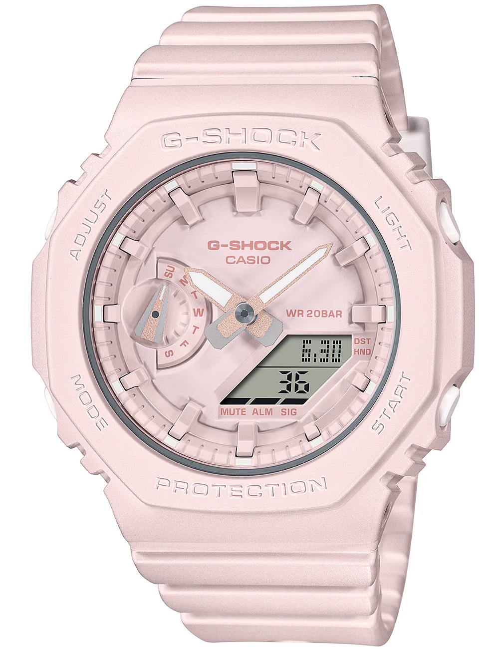4549526340352 - Chronograph CASIO G-SHOCK GMA-S2100BA-4AER Armbanduhren rosa (hellrosa) Damen Quarzuhren Quarzuhr Armbanduhr Damen Herren digital bis 20 bar wasserdicht 4549526340352 - Chronograph CASIO G-SHOCK GMA-S2100BA-4AER Armbanduhren rosa (hellrosa) Damen Quarzuhren Quarzuhr Armbanduhr Damen Herren digital bis 20 bar wasserdicht