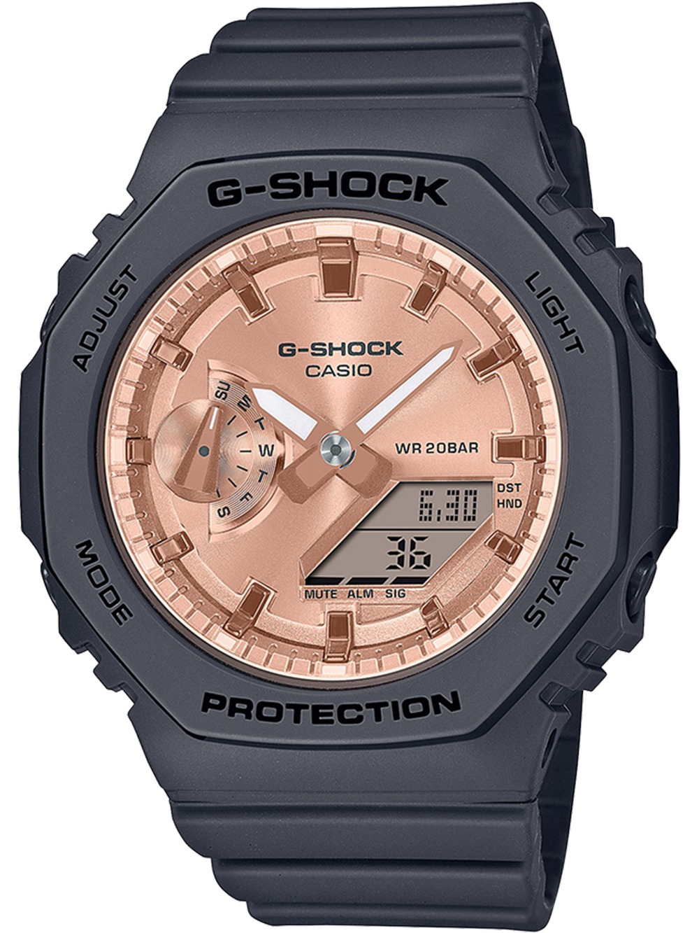 4549526359231 - Chronograph CASIO G-SHOCK GMA-S2100MD-1AER Armbanduhren rosegold (schwarz) Damen Quarzuhren Quarzuhr Armbanduhr Damen Herren digital bis 20 bar wasserdicht 4549526359231 - Chronograph CASIO G-SHOCK GMA-S2100MD-1AER Armbanduhren rosegold (schwarz) Damen Quarzuhren Quarzuhr Armbanduhr Damen Herren digital bis 20 bar wasserdicht
