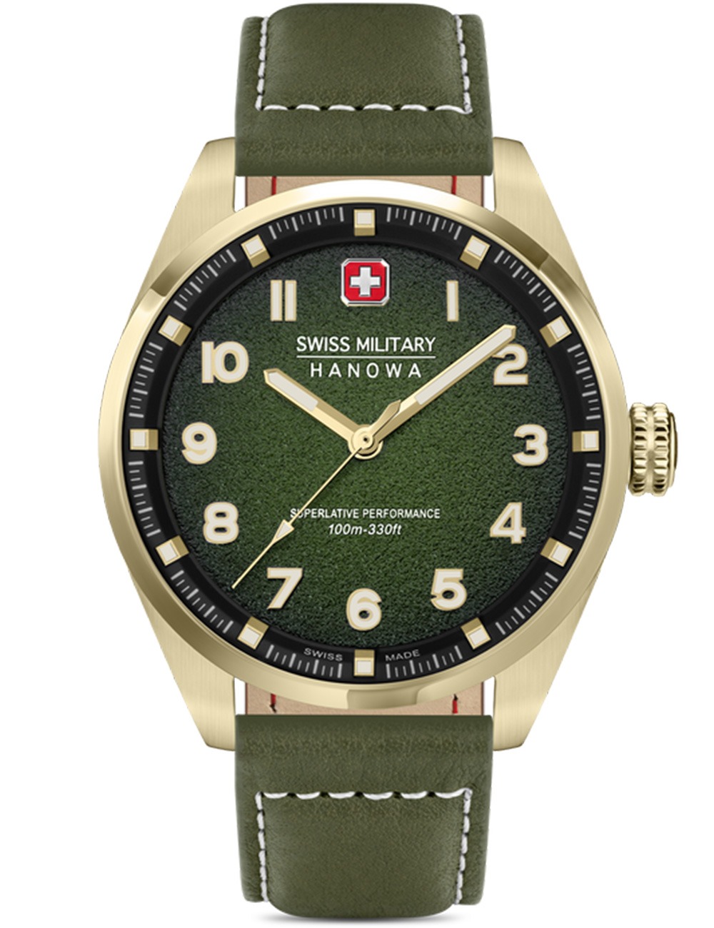 Swiss Military Hanowa SMWGA0001550 Herrenuhr Greyhound 42mm 10ATM