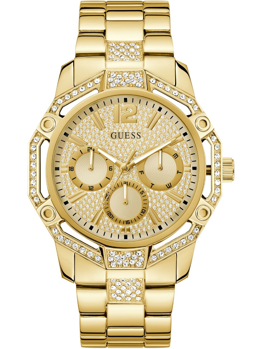 Guess GW0990G2 Herrenuhr Regal 46mm 3ATM