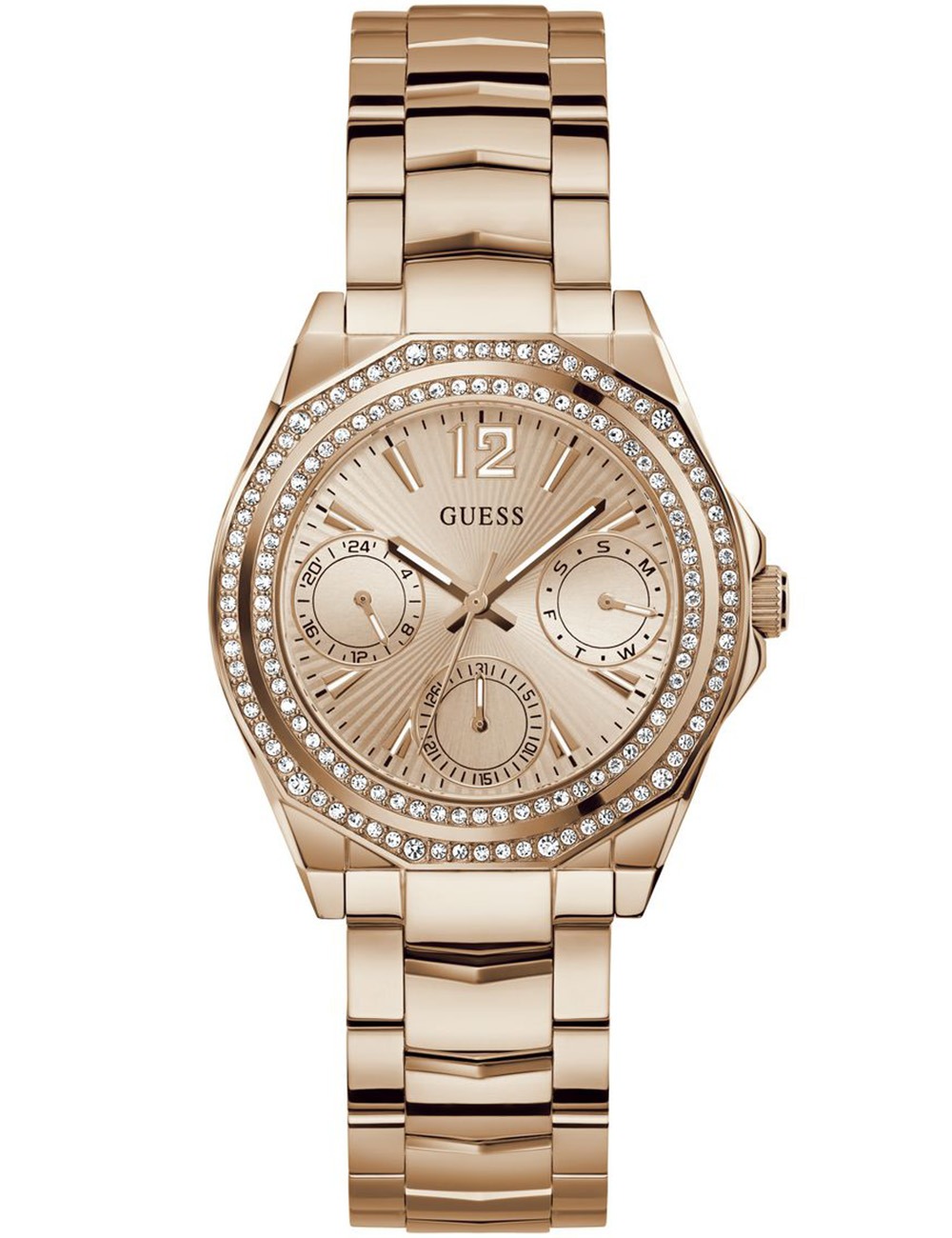 0091661540448 - Multifunktionsuhr GUESS RITZY Armbanduhren rosegold (roségoldfarben) Damen Quarzuhren Armbanduhr Quarzuhr Damenuhr 0091661540448 - Multifunktionsuhr GUESS RITZY Armbanduhren rosegold (roségoldfarben) Damen Quarzuhren Armbanduhr Quarzuhr Damenuhr