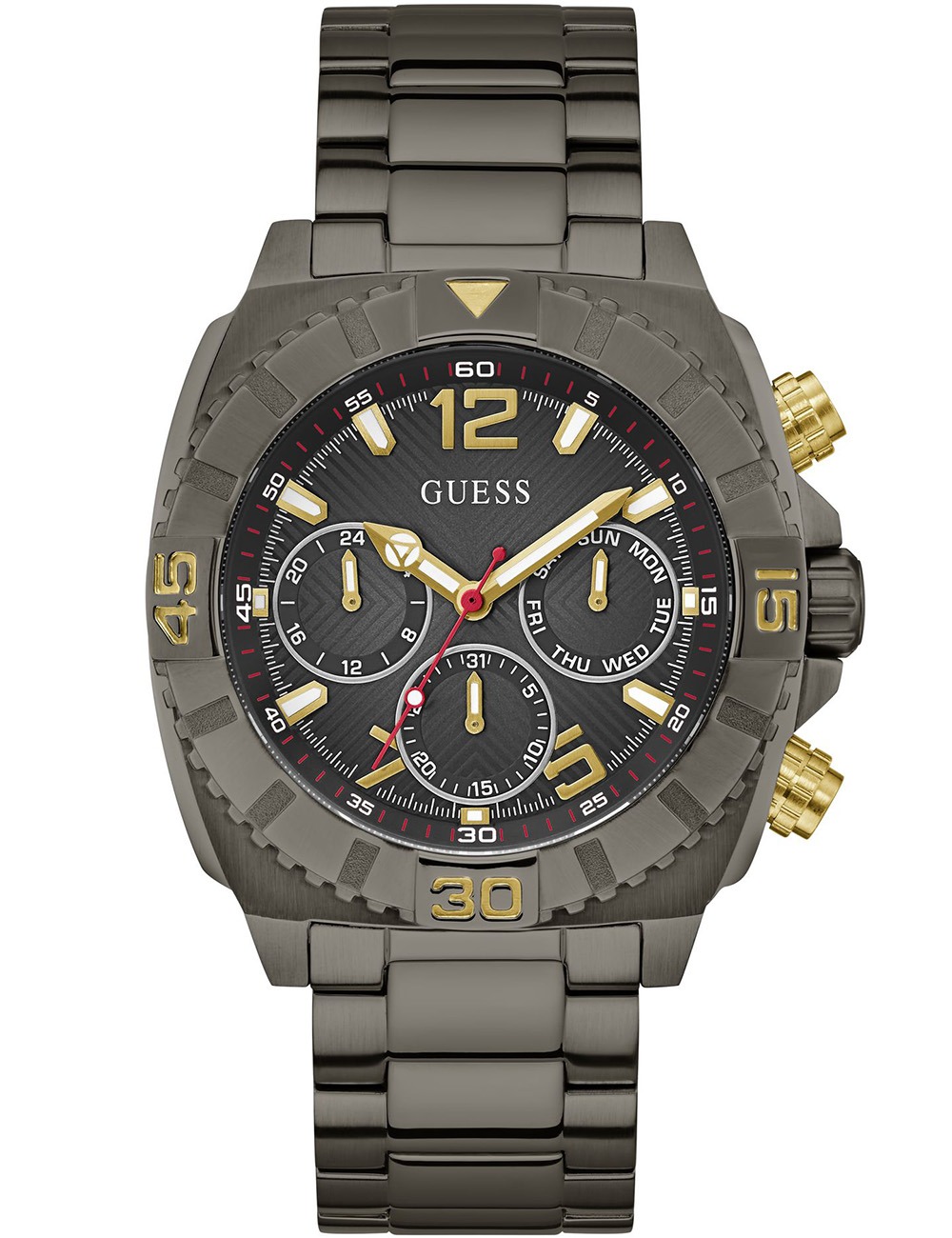 Guess GW0800G2 Herrenuhr Traction 46mm 5ATM