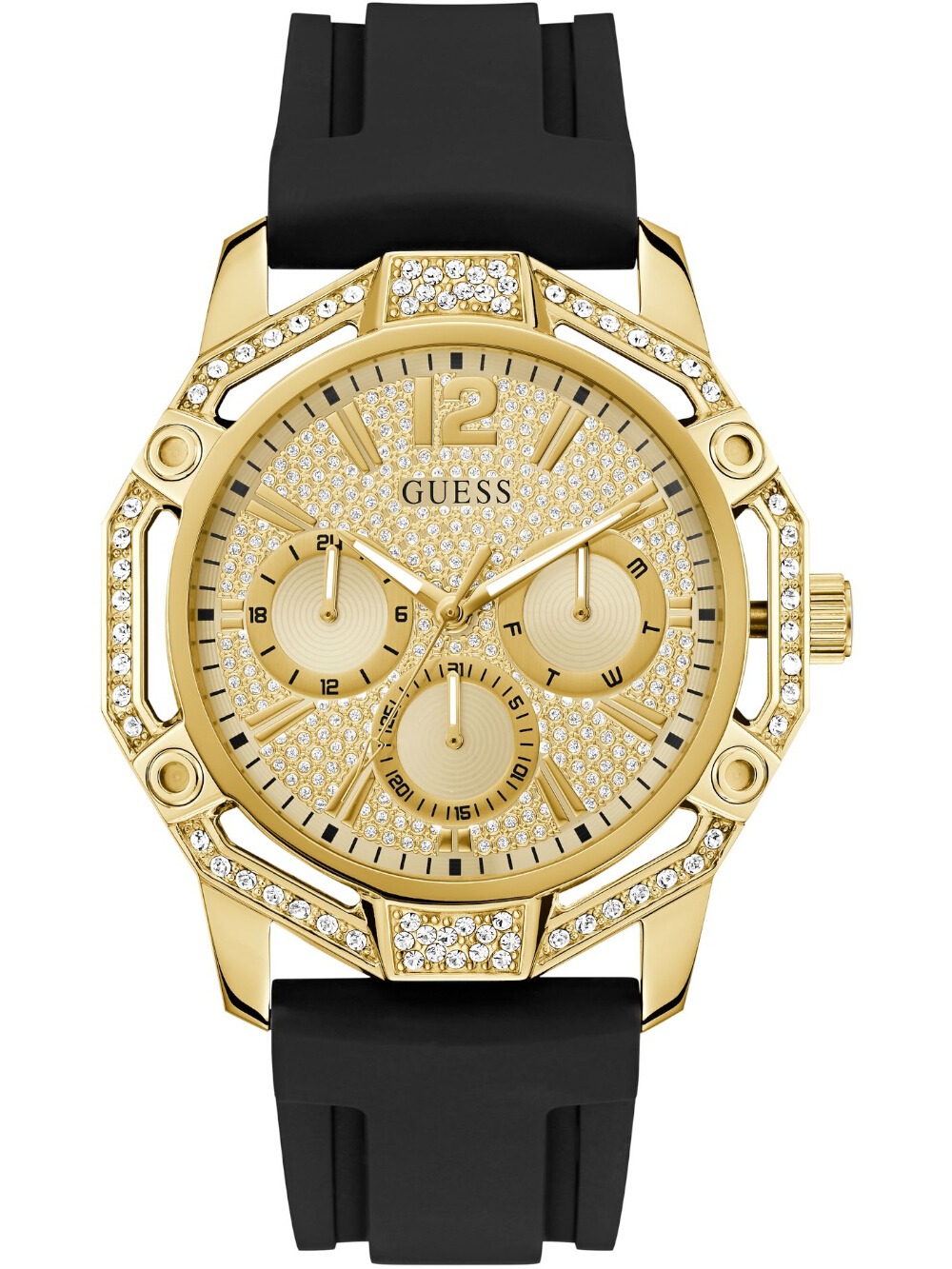 Guess GW0954G2 Herrenuhr Regal 46mm 3ATM