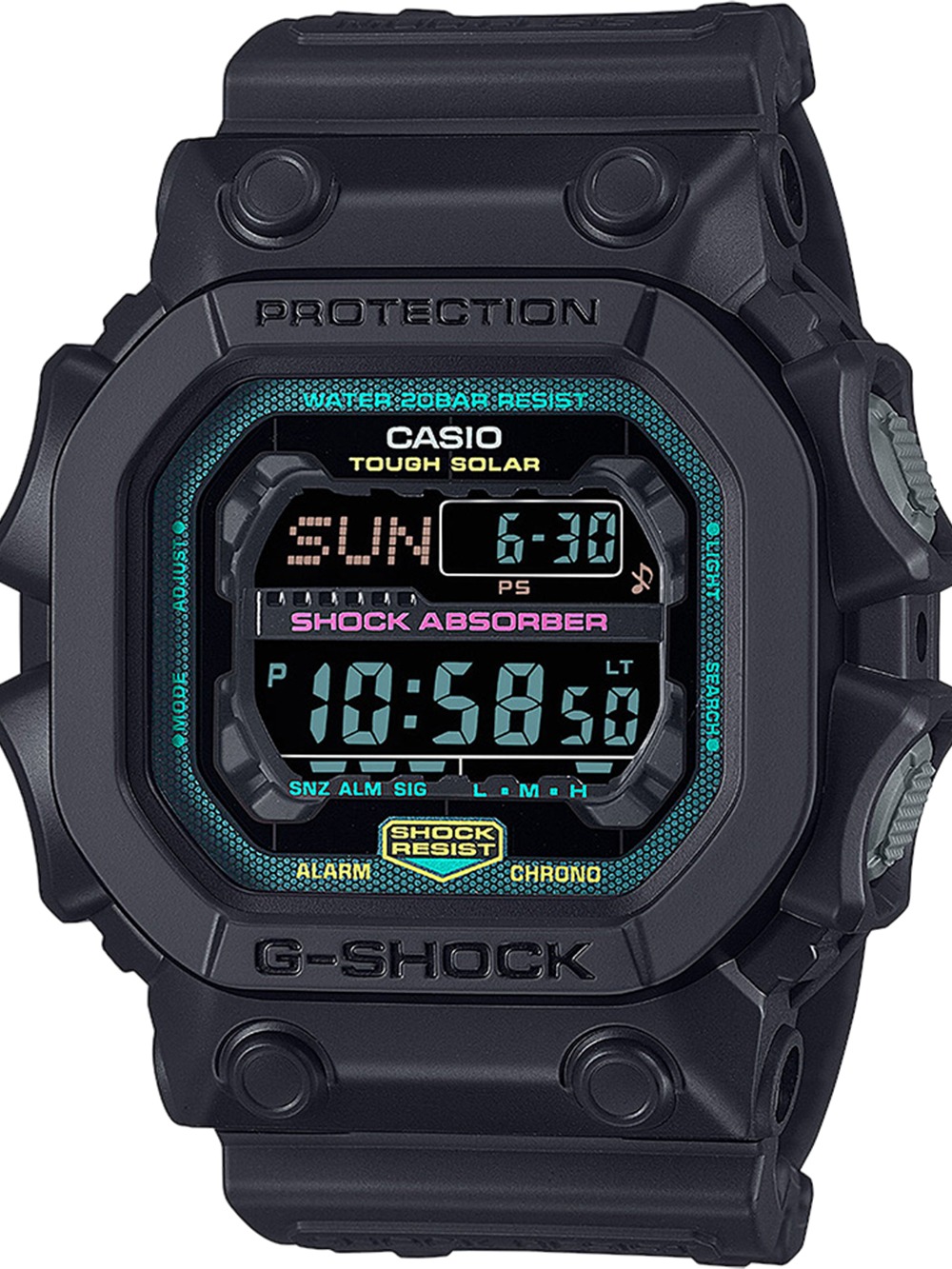 4549526374708 - Chronograph CASIO G-SHOCK Armbanduhren schwarz Herren Armbanduhr Solar Herrenuhr digital automatischer Kalender 4549526374708 - Chronograph CASIO G-SHOCK Armbanduhren schwarz Herren Armbanduhr Solar Herrenuhr digital automatischer Kalender