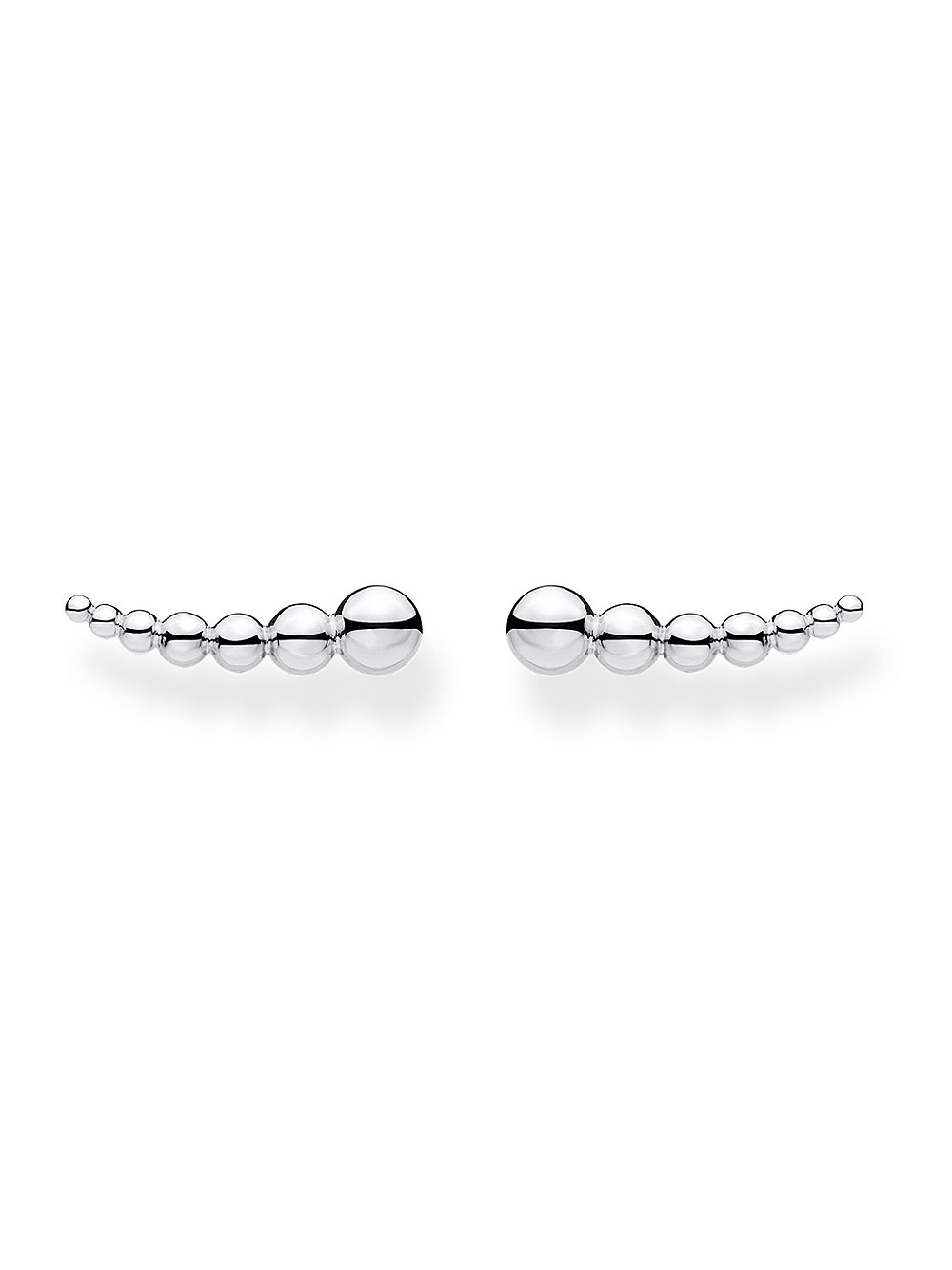 4051245491296 - Ohrringe Ear Climber Kugeln silber 4051245491296 - Ohrringe Ear Climber Kugeln silber