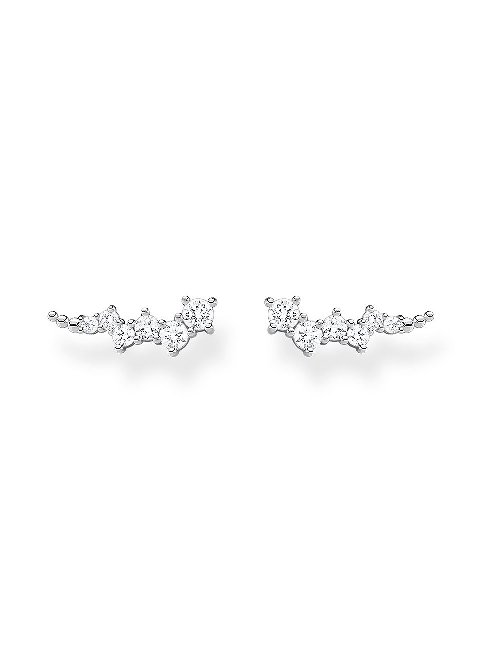 4051245491319 - Ear Climber für Damen aus Sterlingsilber mit Zirkonia 4051245491319 - Ear Climber für Damen aus Sterlingsilber mit Zirkonia