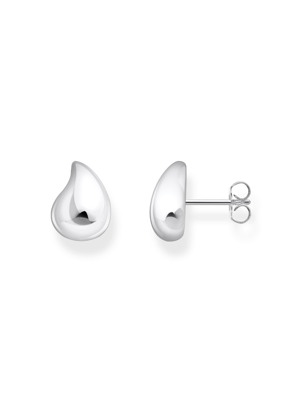 4051245590050 - Paar Ohrstecker THOMAS SABO Tropfen-Ohrstecker mit organischer Form H2303-001-21 H2303-413-39 Ohrringe Gr Silber 925 (Sterlingsilber) silberfarben Damen