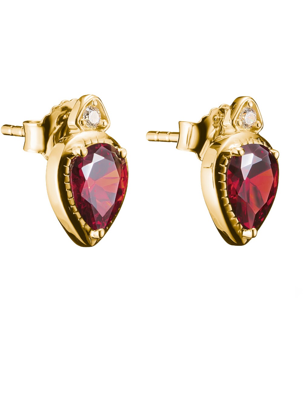 4051245619836 - H2333-414-10 Ohrstecker Tropfen Elyndra vergoldet 120 mm Damen